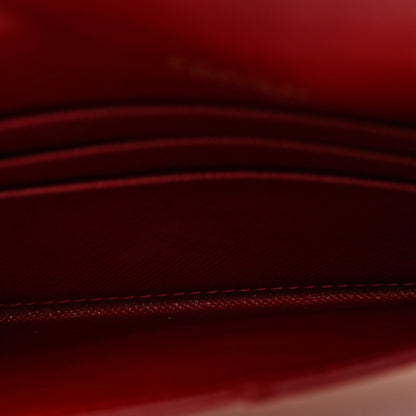 Prada Saffiano Envelope Wallet Red 6 of 7