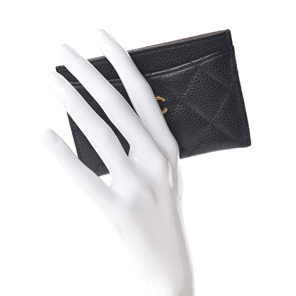 Chanel Caviar Quilted Card Holder Black 2 of 9