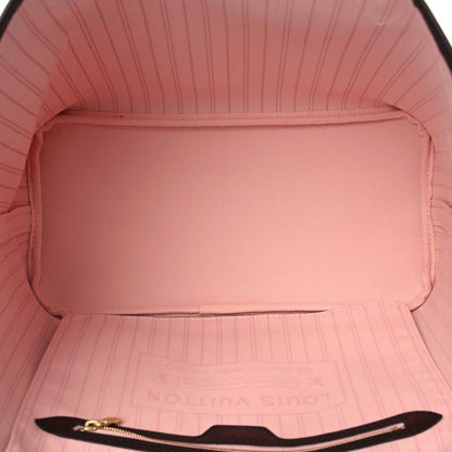 Louis Vuitton Damier Ebene Neo Neverfull MM Rose Ballerine 5 of 10