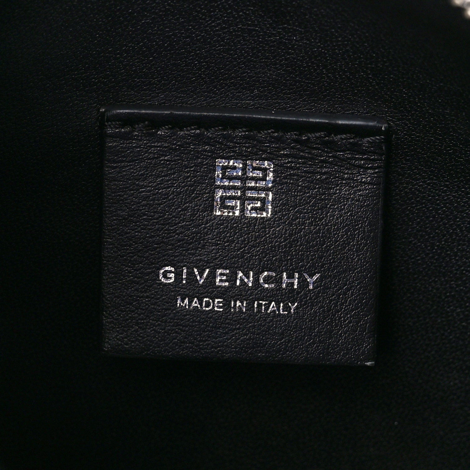 Givenchy Coated Canvas Logo 4G Embossed Small Moon Cut Out Shoulder Bag Ivory 6 of 12
