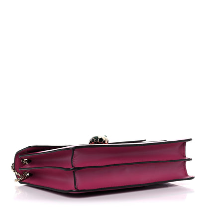 Bulgari Calfskin Serpenti Forever Shoulder Bag Pink 3 of 13