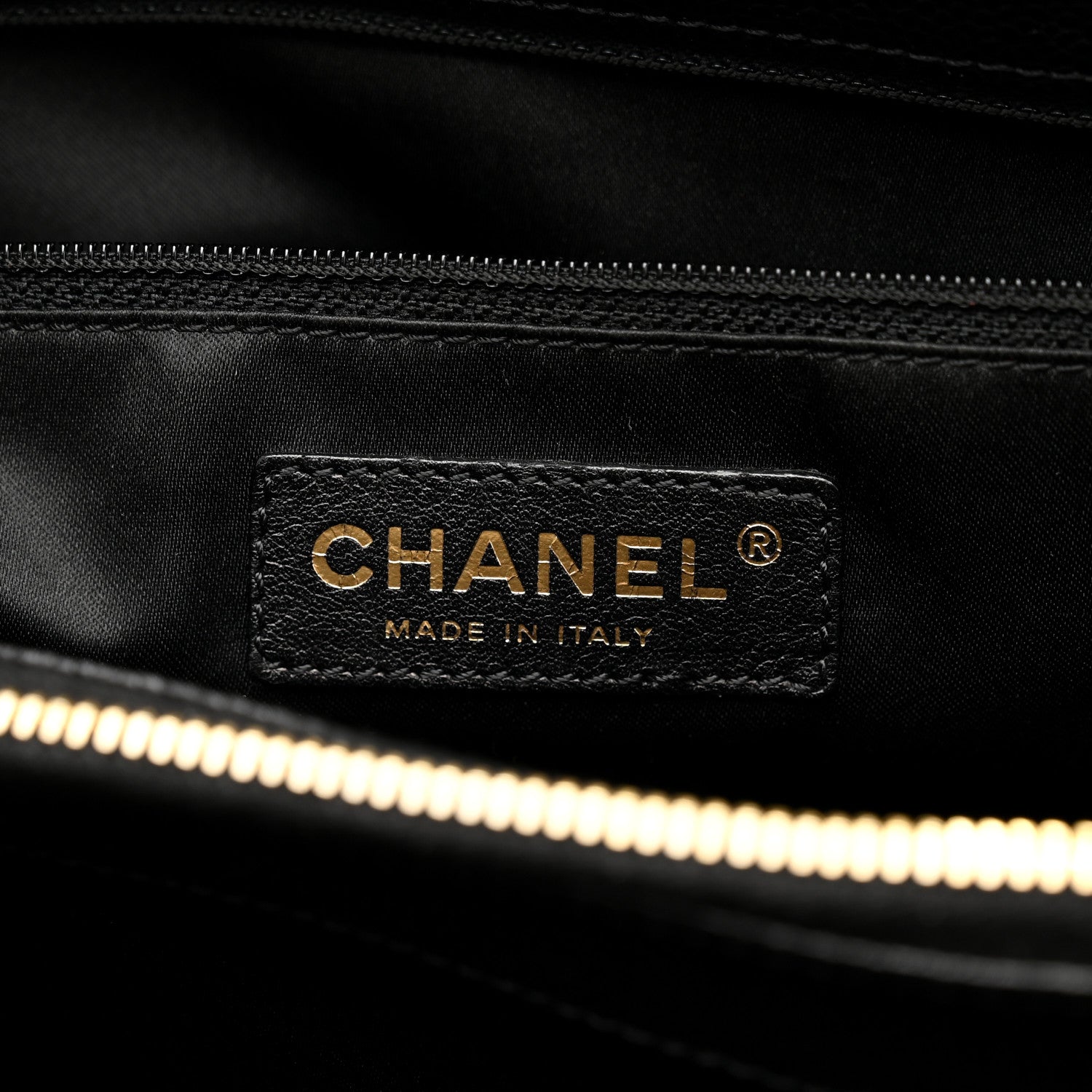 Chanel Caviar Quilted Grand Shopping Tote GST Black 7 of 11