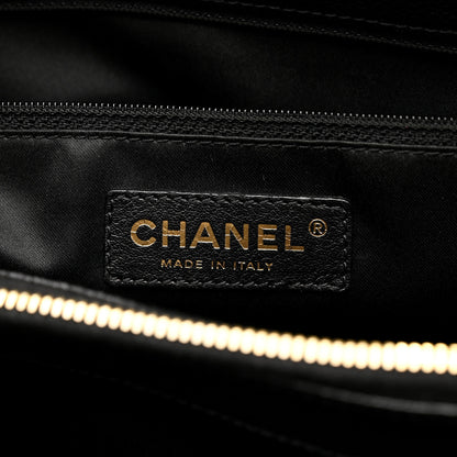 Chanel Caviar Quilted Grand Shopping Tote GST Black 7 of 11