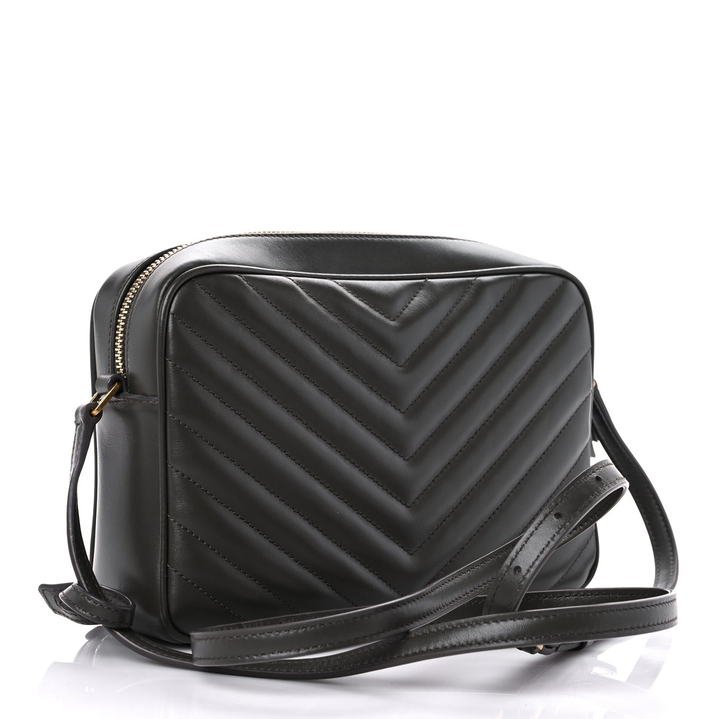 Calfskin Matelasse Monogram Lou Camera Bag Pebble