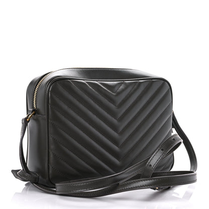 Saint Laurent Calfskin Matelasse Monogram Lou Camera Bag Pebble 3 of 9