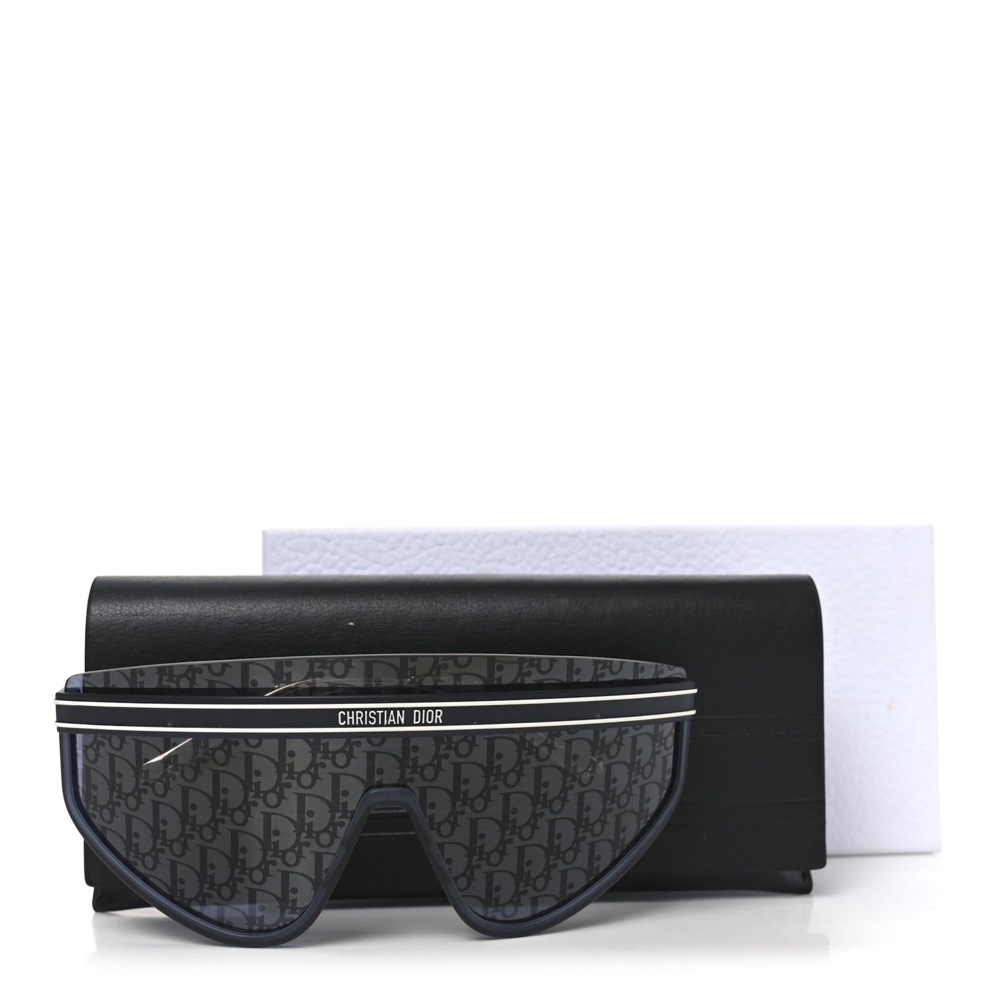 Oblique Mask DiorClub M2U Sunglasses Translucent Blue