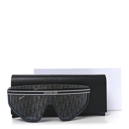 Christian Dior Oblique Mask DiorClub M2U Sunglasses Translucent Blue 8 of 8