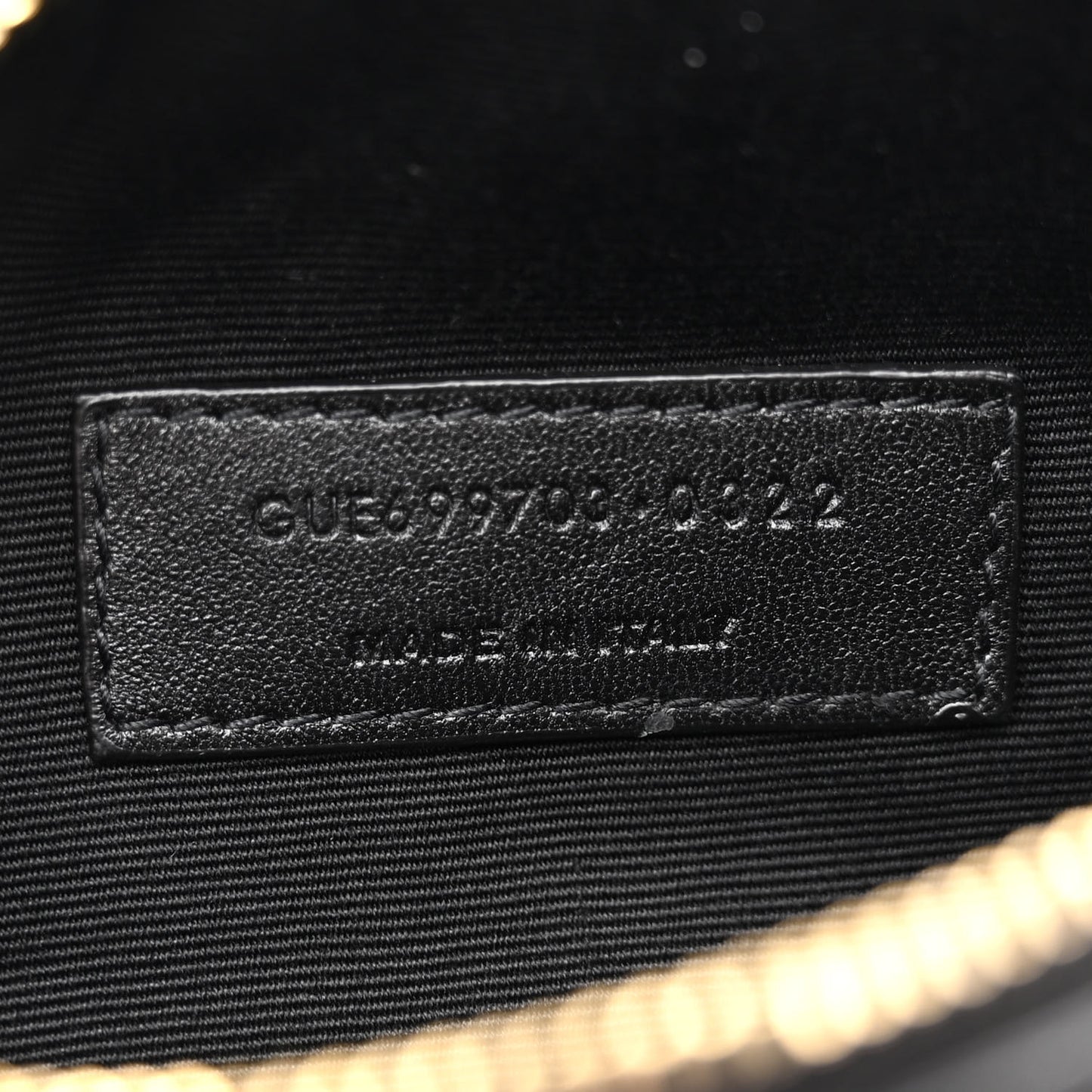 Lambskin Monogram Mini Sade Tube Bag Black