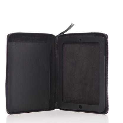 Burberry Grainy Calfskin Zip Tablet iPad Case Black 5 of 10