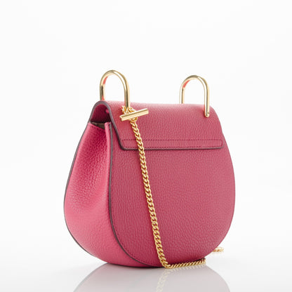 Chloe Grained Lambskin Mini Drew Shoulder Bag Dreamy Pink 3 of 6