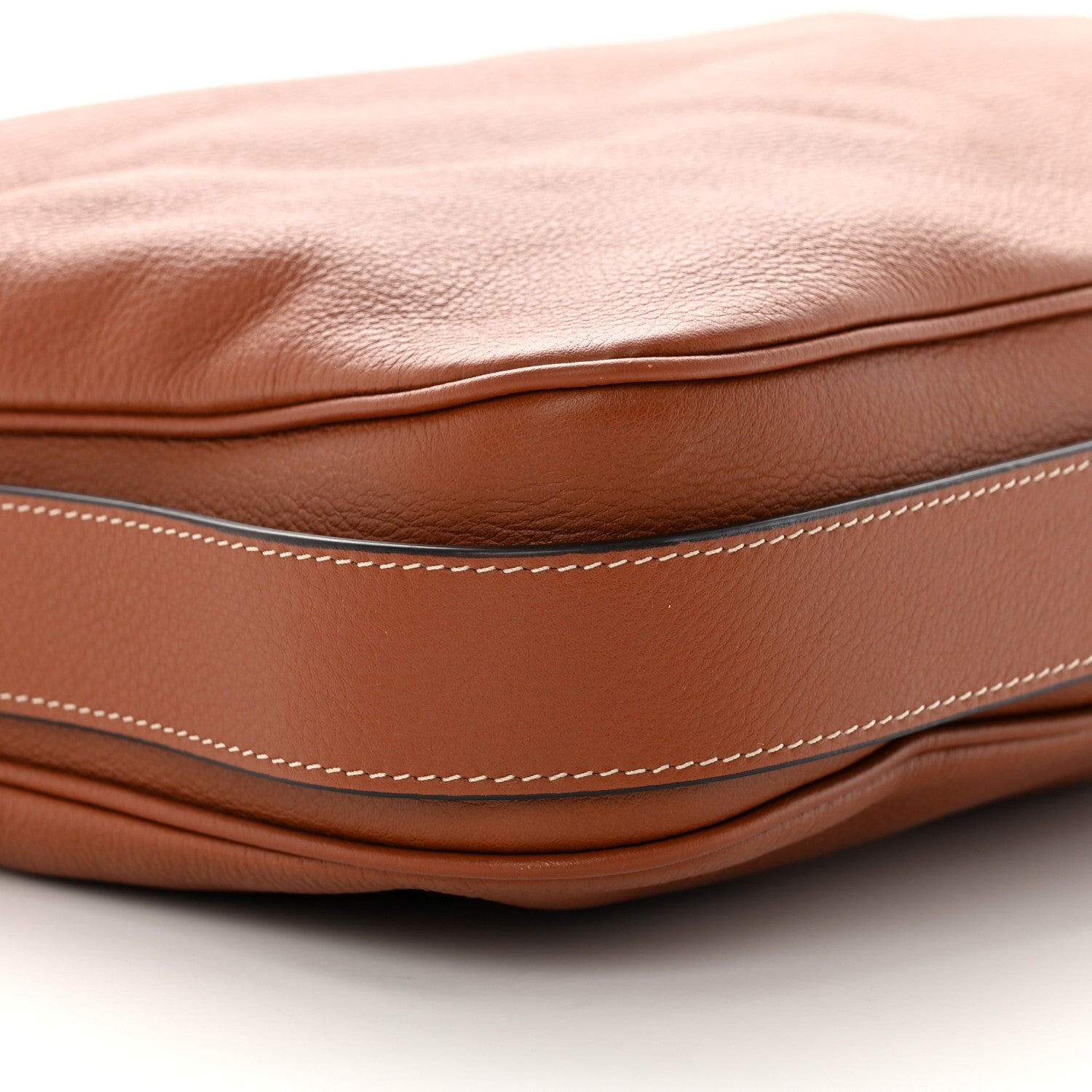 Celine Supple Calfskin Large Romy Shoulder Bag Tan 9 of 10