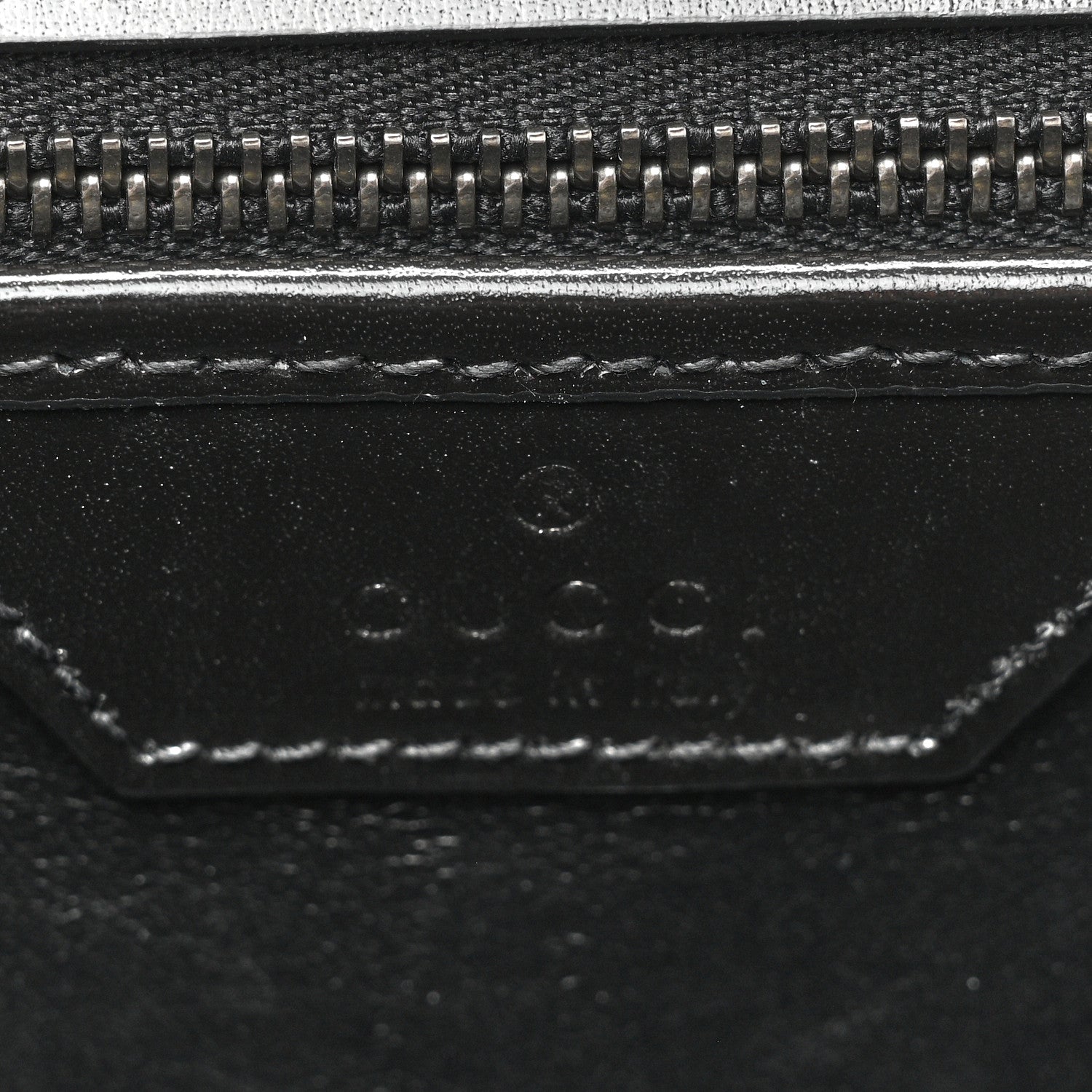 Gucci Boarded Dyana Lux Calfskin Web Monochrome Medium Bamboo 1947 Top Handle Bag Black 7 of 11