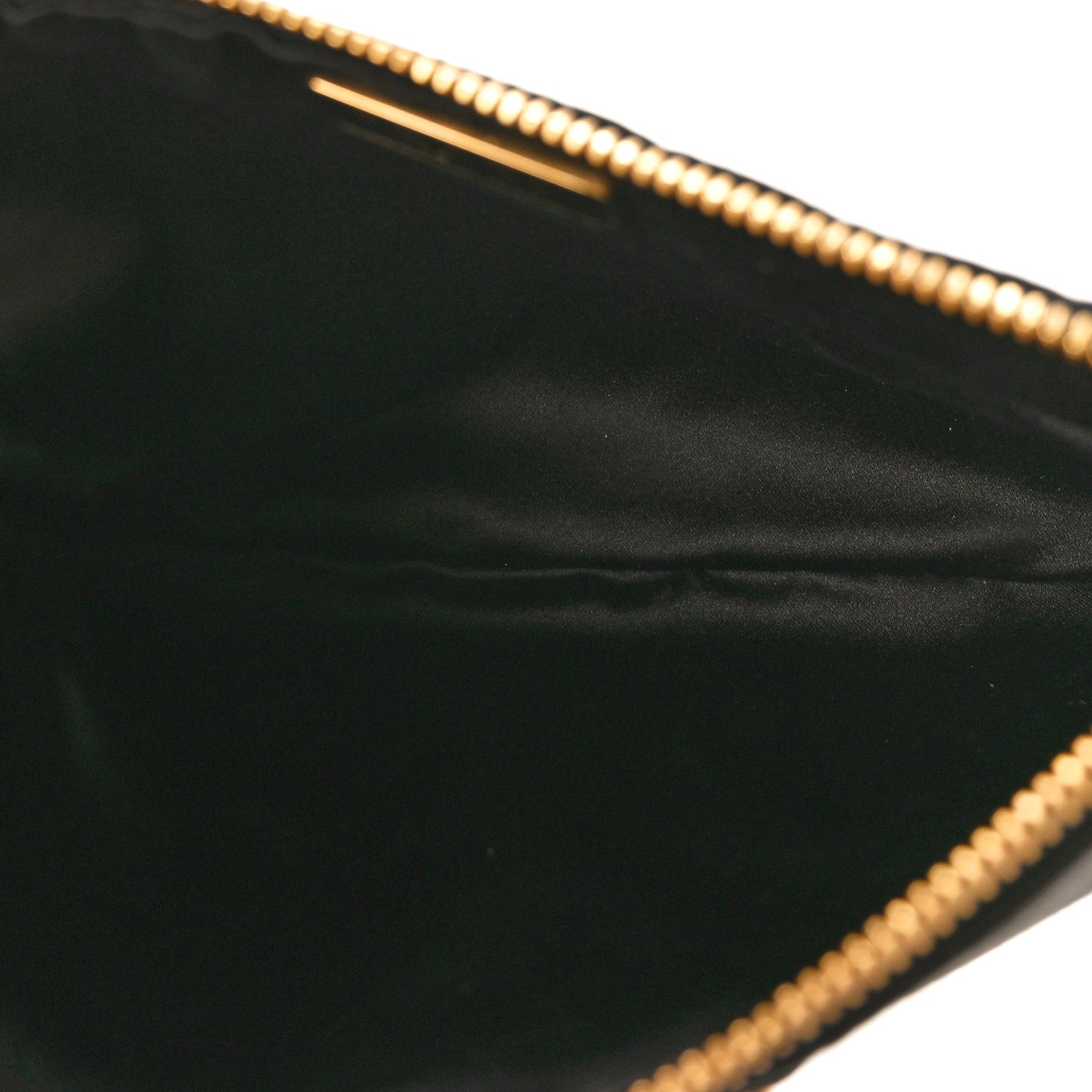 Tessuto Nylon Saffiano Wristlet Black