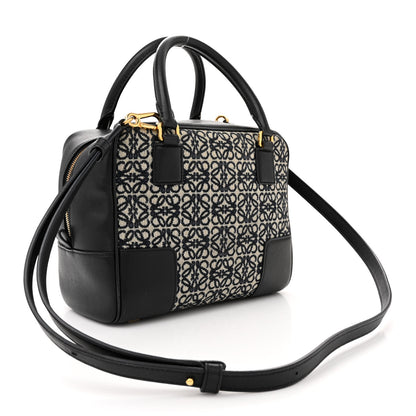 Loewe Jacquard Anagram Calfskin Amazona 19 Black Navy 3 of 13