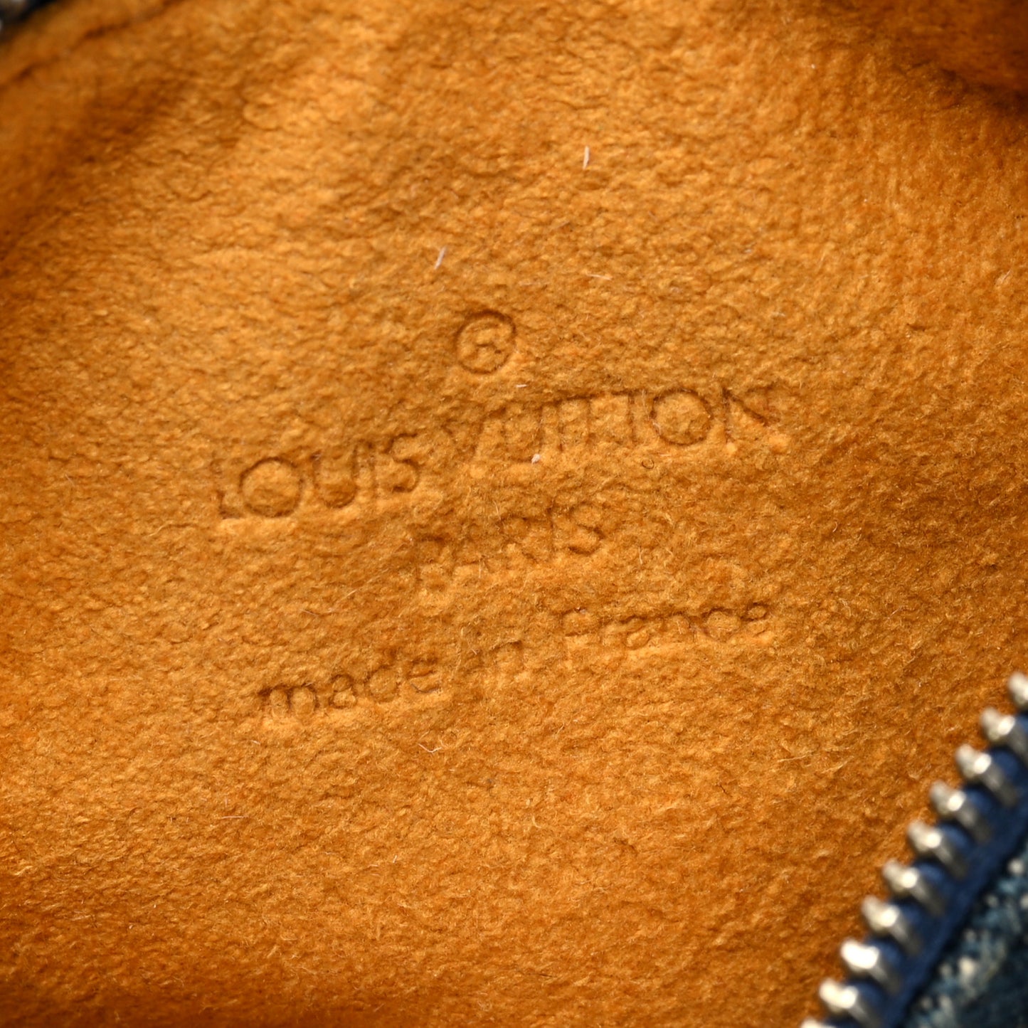 Monogram Denim Pochette Speedy PM Key Holder Blue