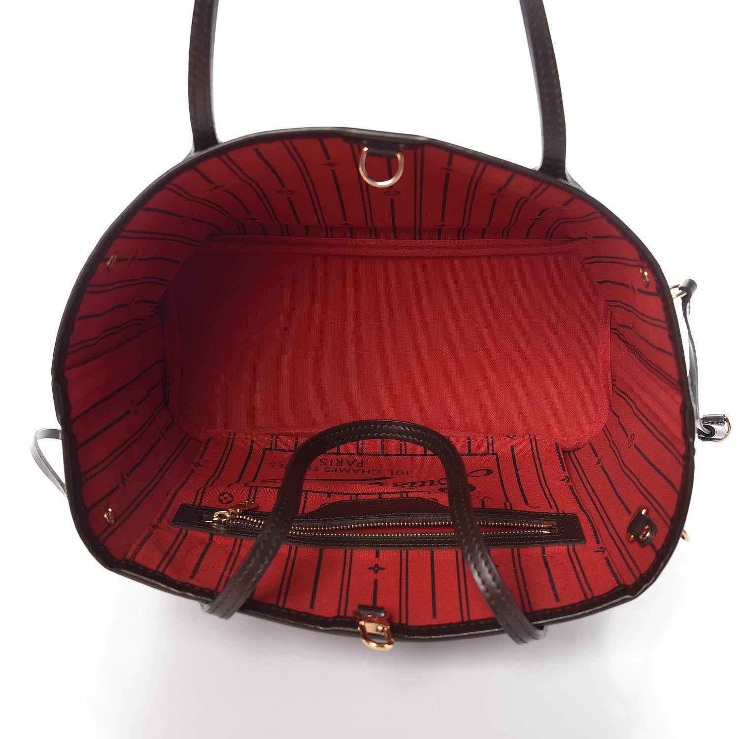 Louis Vuitton Damier Ebene Neverfull PM 5 of 11