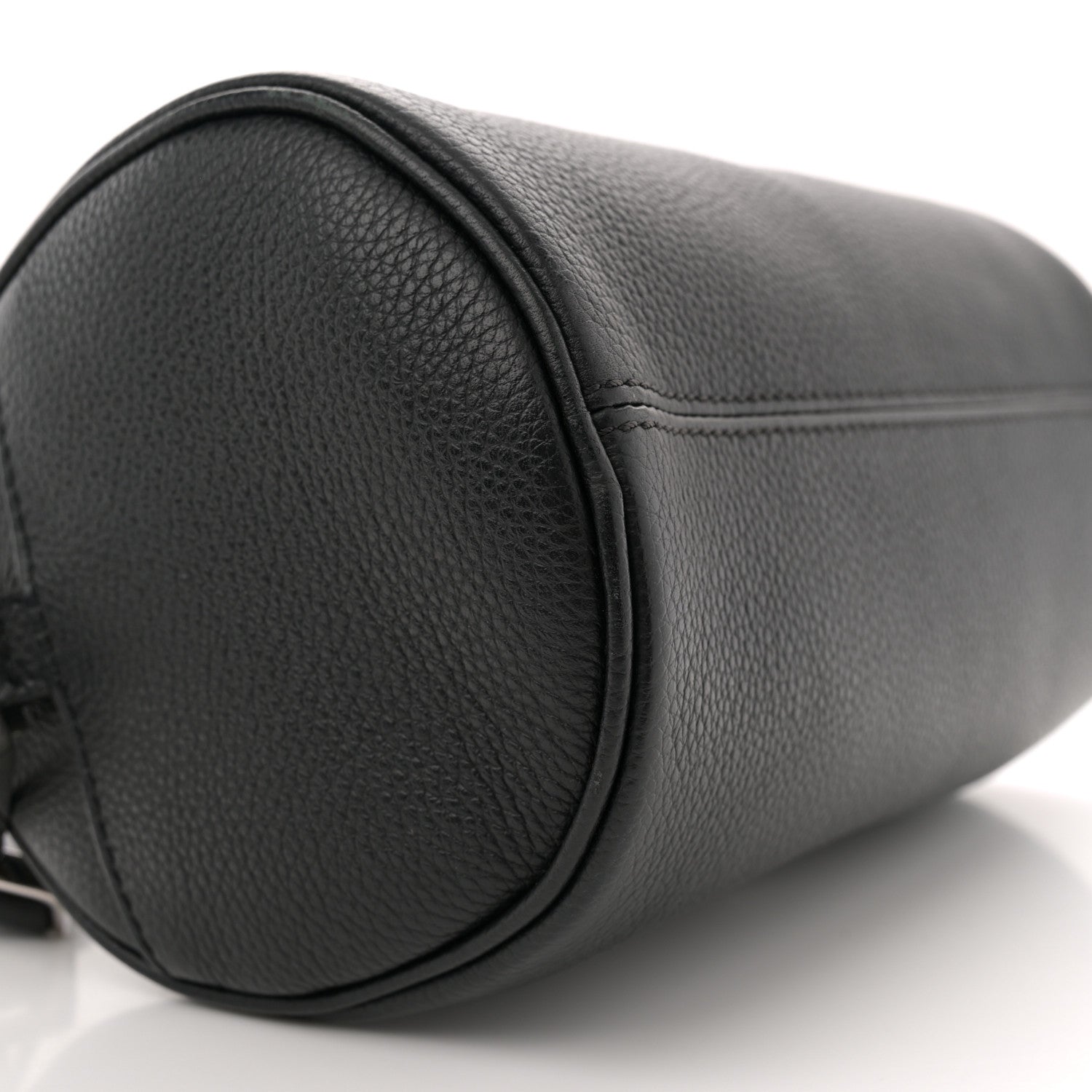 Christian Dior HOMME Grained Calfskin Mens Roller Pouch Black 9 of 10