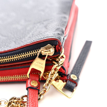 Louis Vuitton Empreinte Double Zip Pochette Marine Rouge 11 of 11