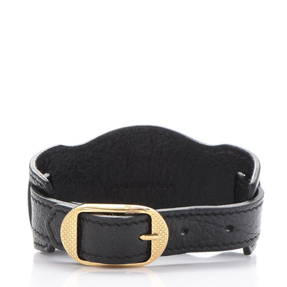 Balenciaga Agneau Arena Giant 12 Gold Hardware Bracelet S Black 3 of 5