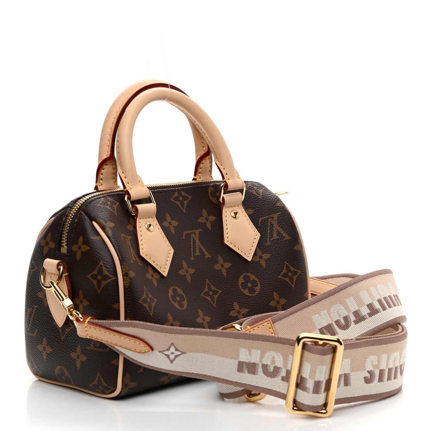 Monogram Speedy Bandouliere 20 Beige