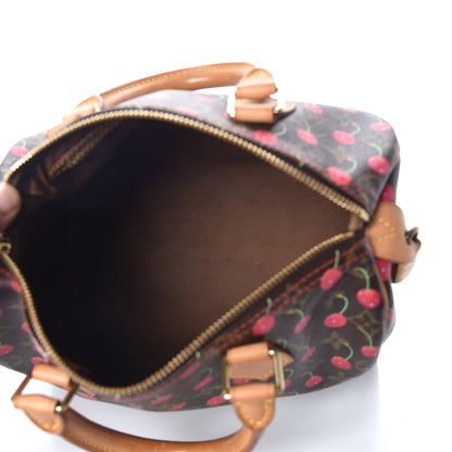 Louis Vuitton Monogram Cerises Speedy 25 5 of 10