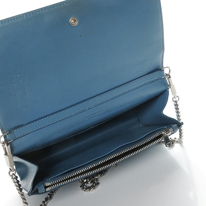 Givenchy Sugar Goatskin Pandora Chain Wallet Medium Blue 5 of 11