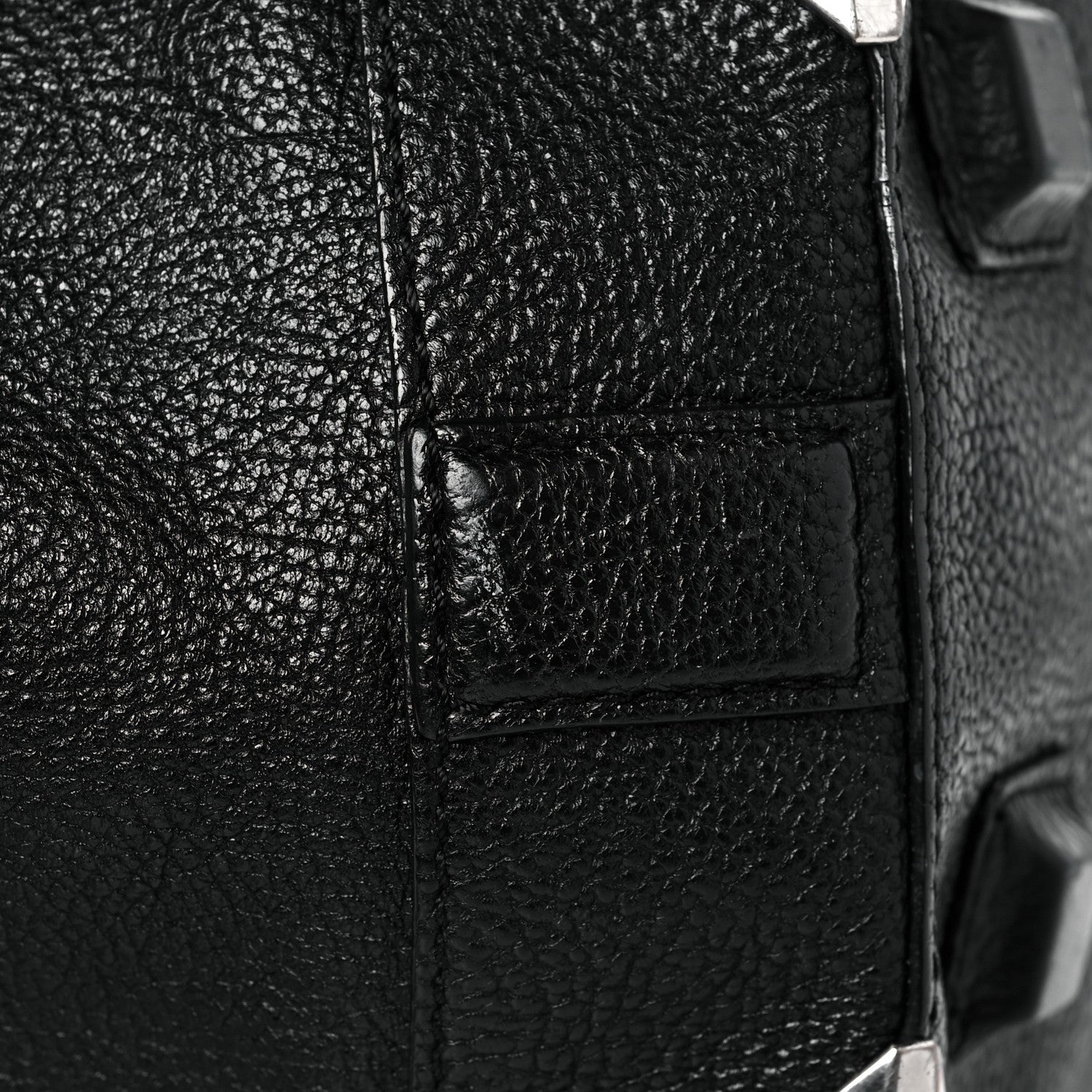 Alexander Wang Pebbled Calfskin Large Emile Black Silver Hardware 23 of 26