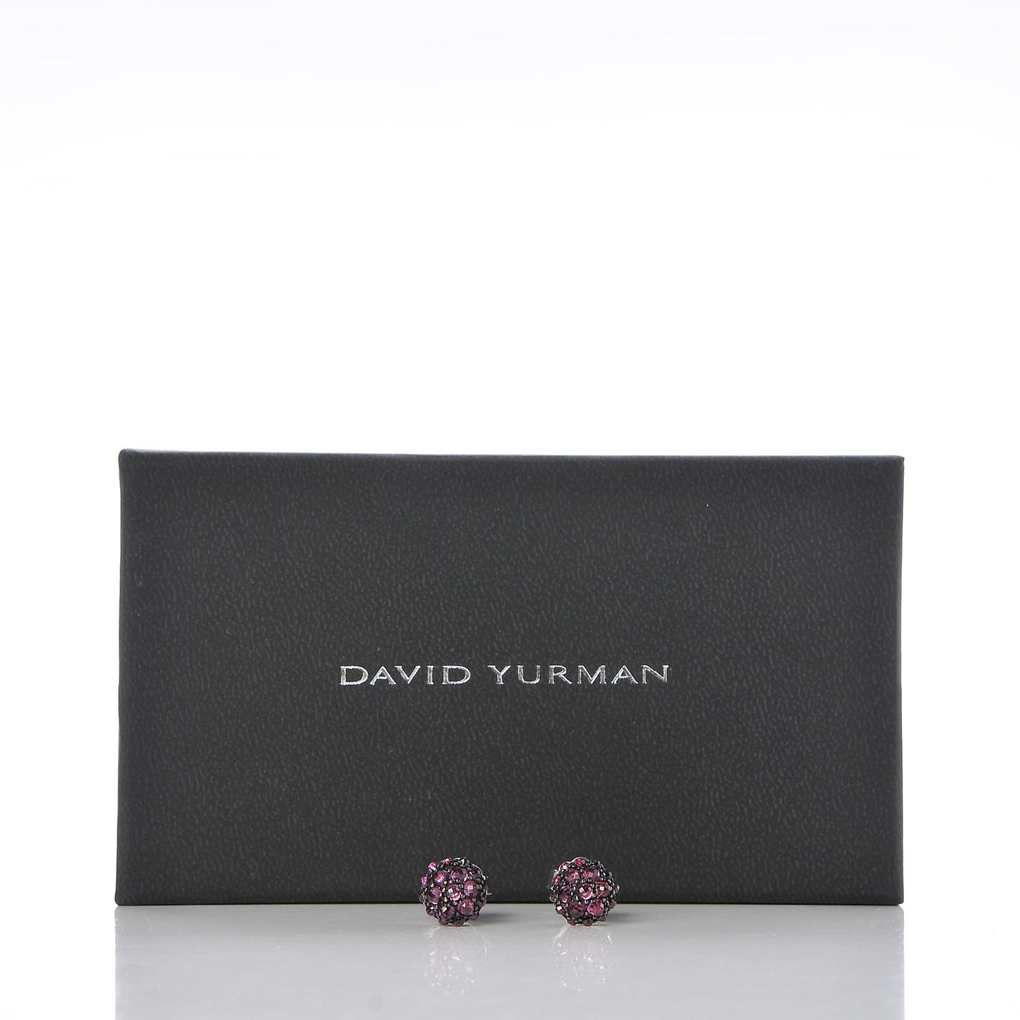 Sterling Silver Rhodalite Garnet 10mm Osetra Earrings