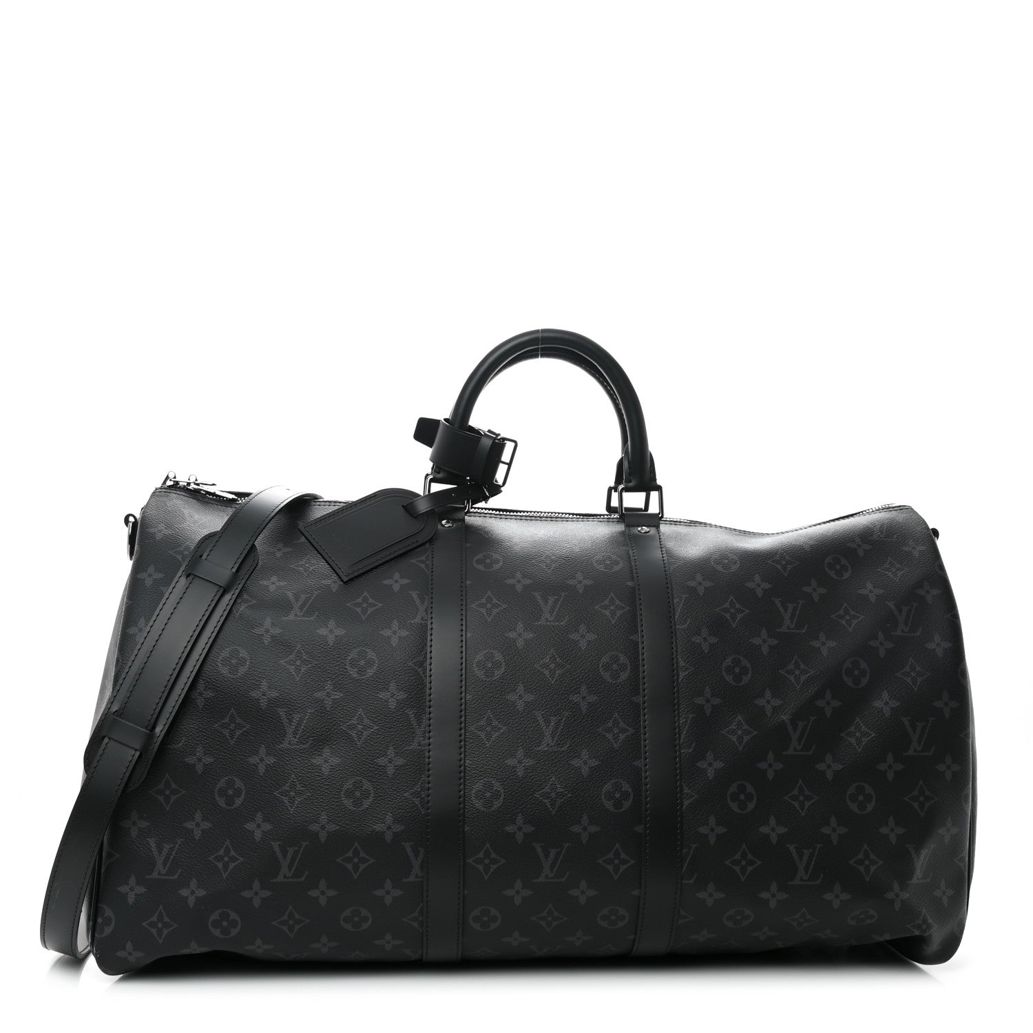 Louis Vuitton Monogram Eclipse Keepall Bandouliere 55 1 of 9