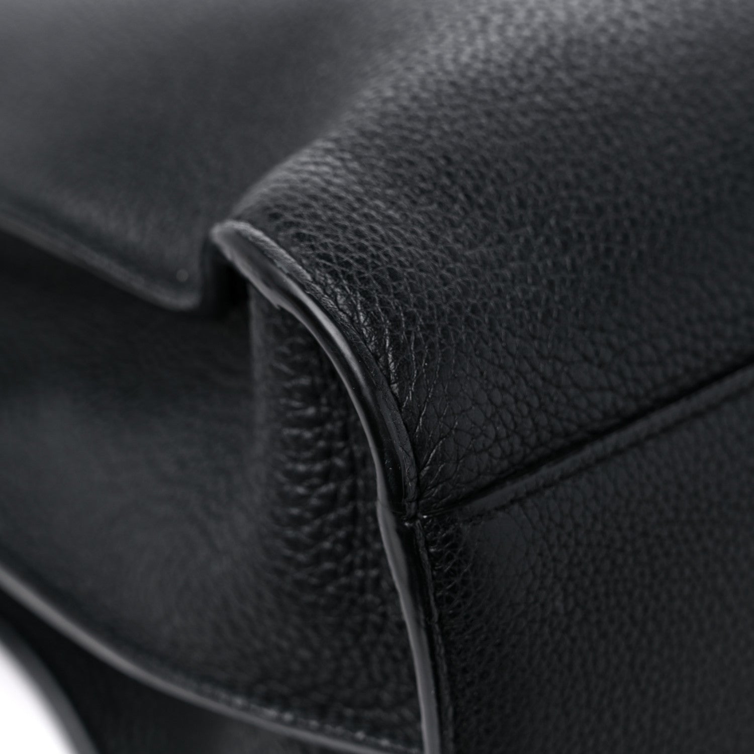 Saint Laurent Grained Calfskin Large Thin Sac De Jour Black 9 of 14