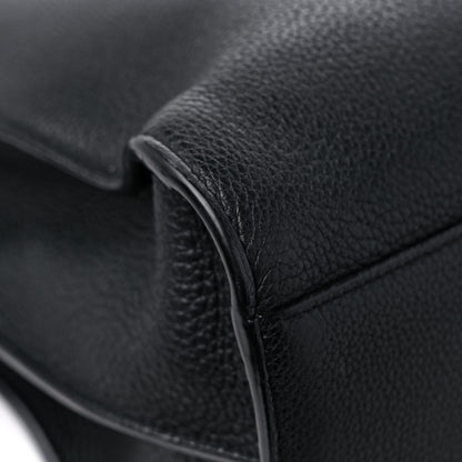 Saint Laurent Grained Calfskin Large Thin Sac De Jour Black 9 of 14