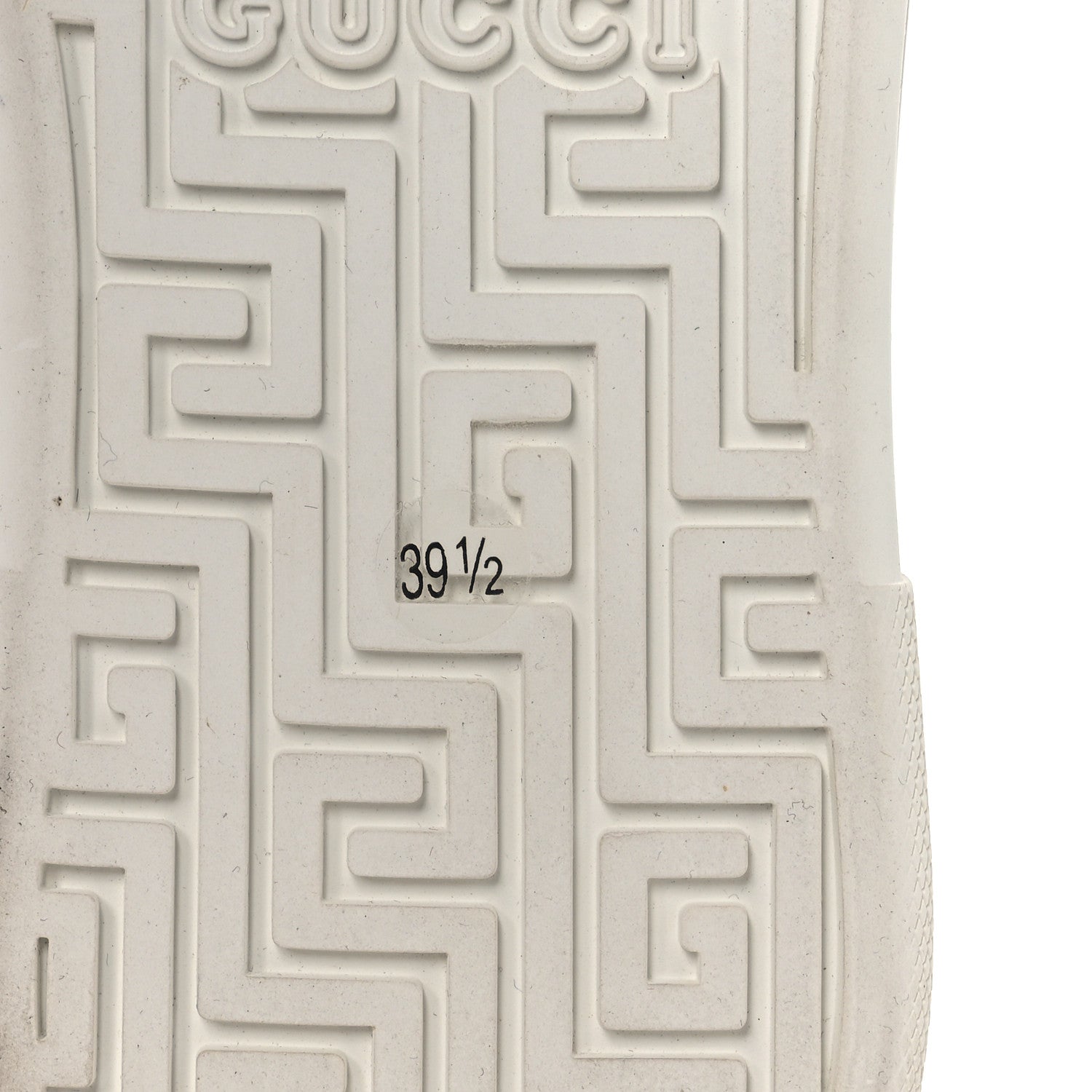 Gucci Ultralight Plume Calfskin Web Womens Ace Platform Sneakers 39.5 White 8 of 10