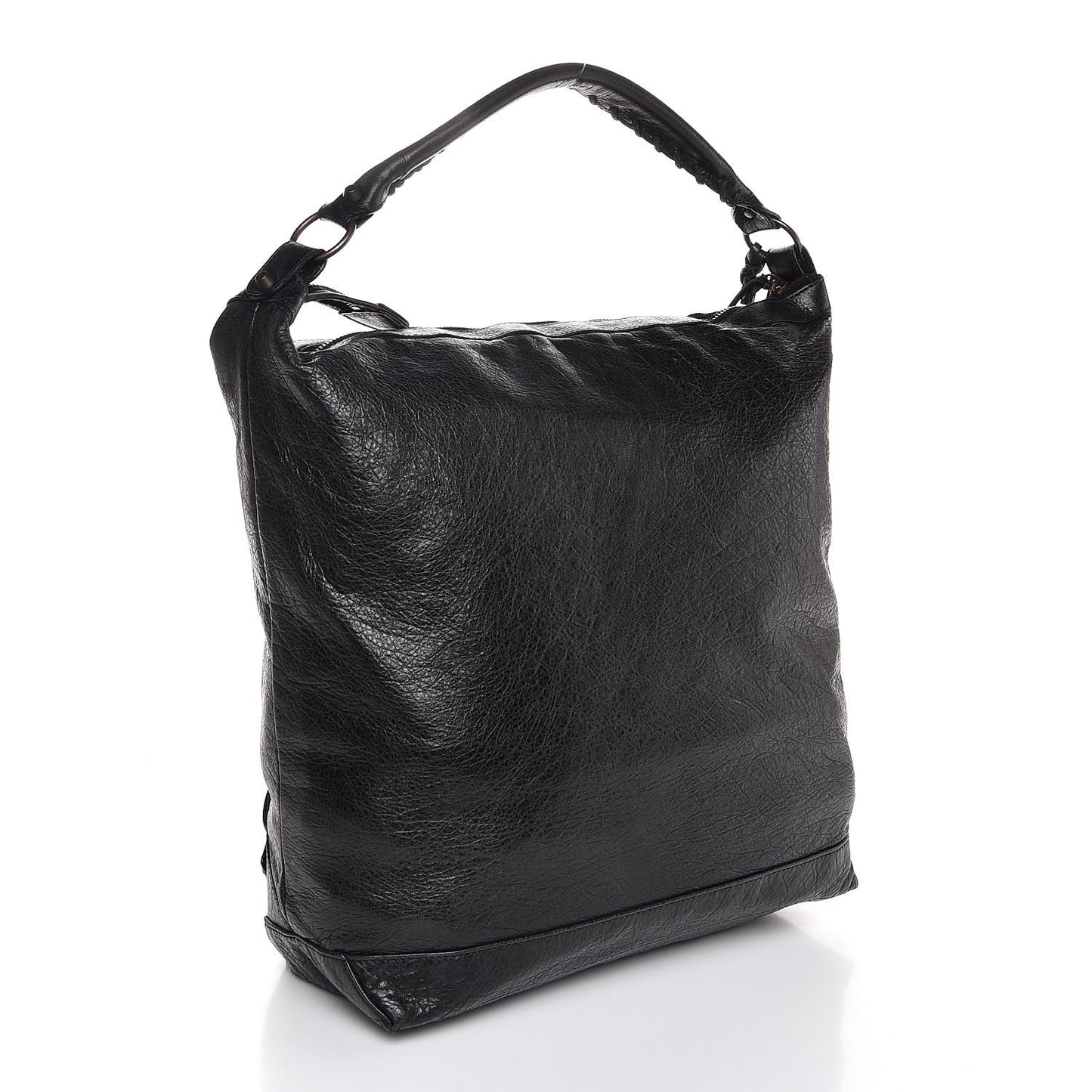 Agneau Classic Hardware Day Hobo Black
