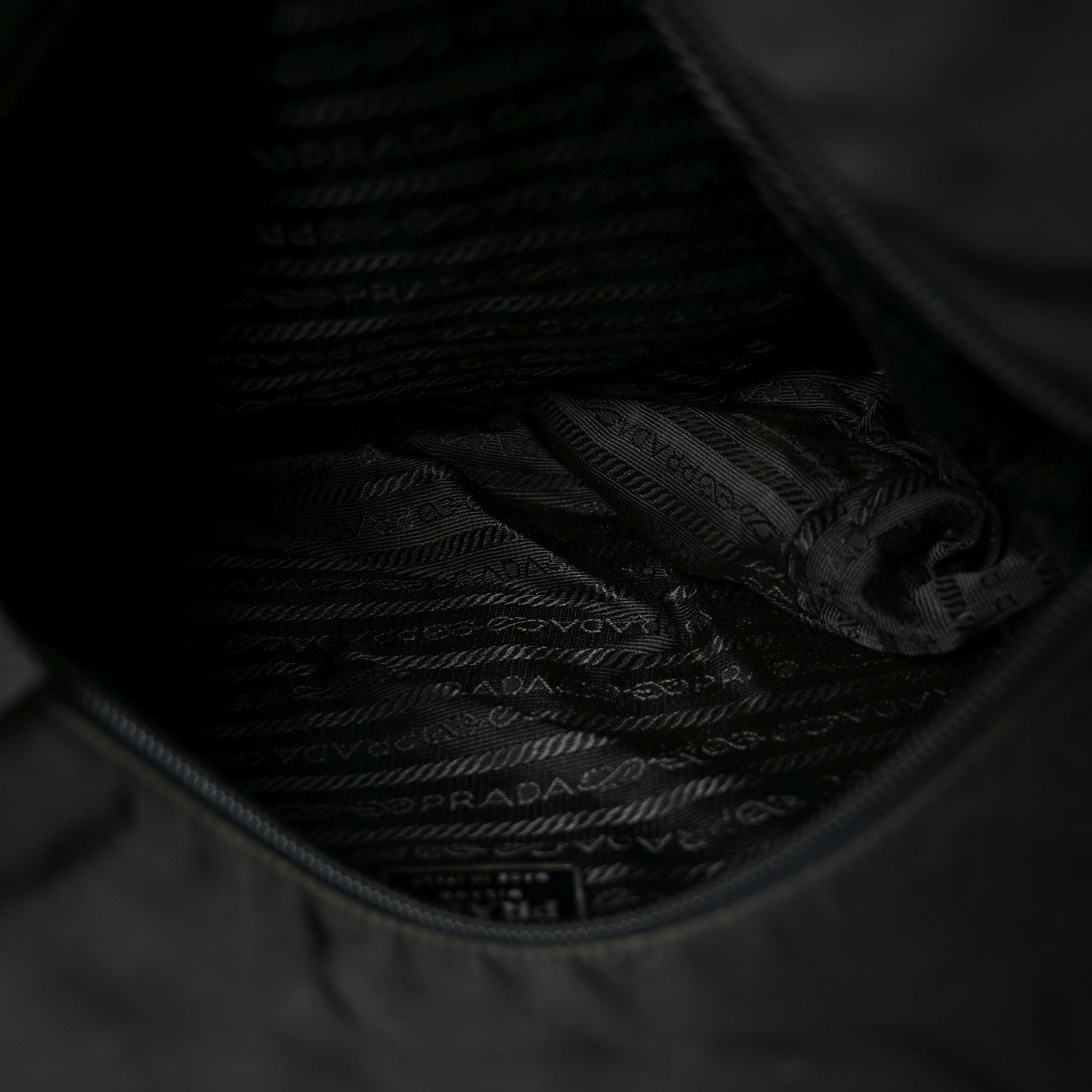 Prada Tessuto Nylon City Tote Black 5 of 9