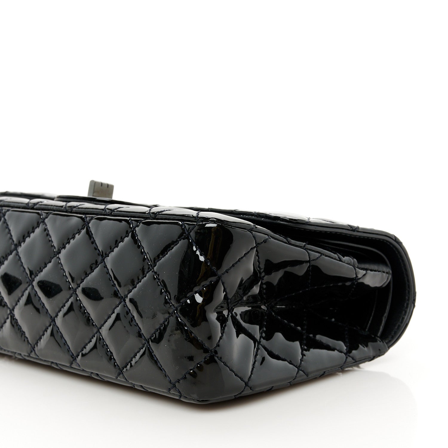 Chanel Patent Calfskin Quilted 2.55 Reissue 225 Flap So Black 11 of 11