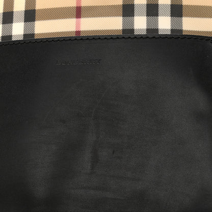 Burberry Canvas House Check Backpack Black 13 of 18