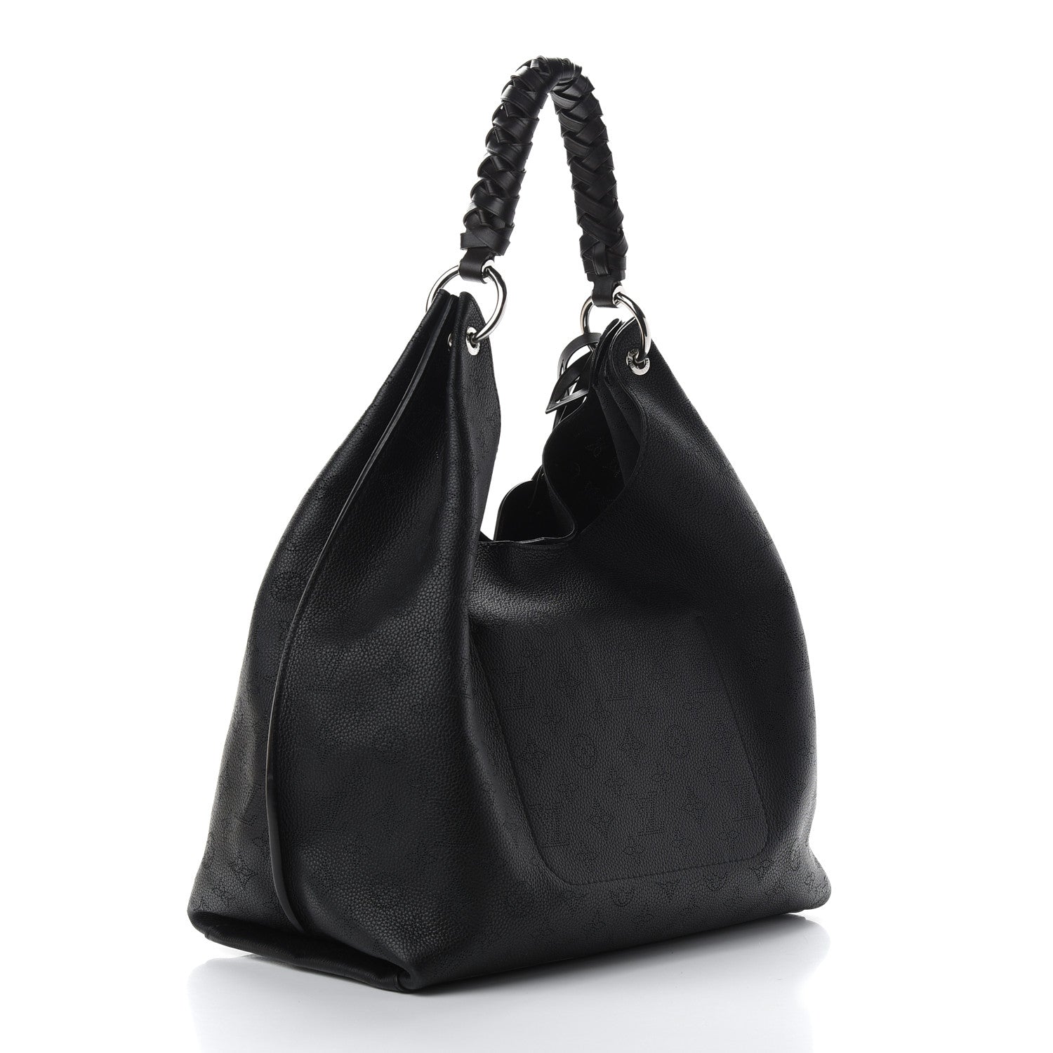 Louis Vuitton Mahina Carmel Hobo Black 3 of 9