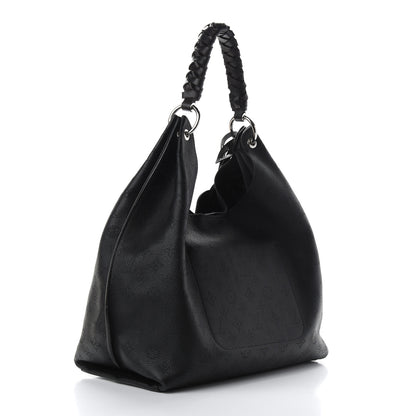 Louis Vuitton Mahina Carmel Hobo Black 3 of 9