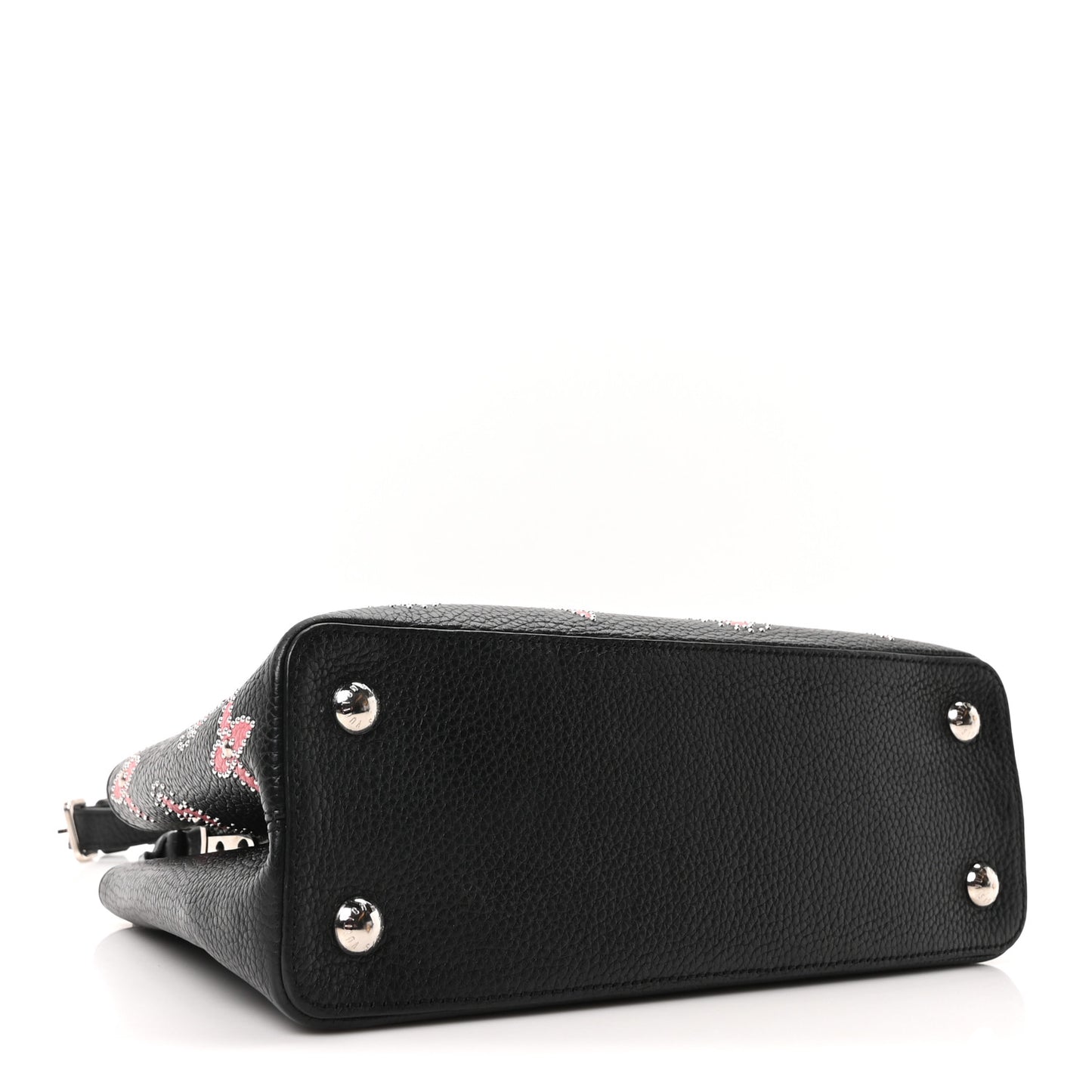 Taurillon Flowers Capucines PM Black