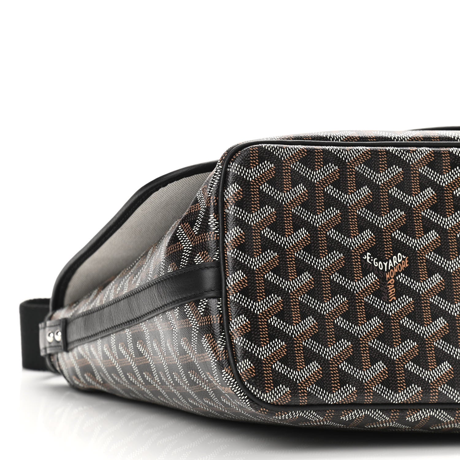 Goyard Goyardine Capetien Messenger Bag Black 5 of 10