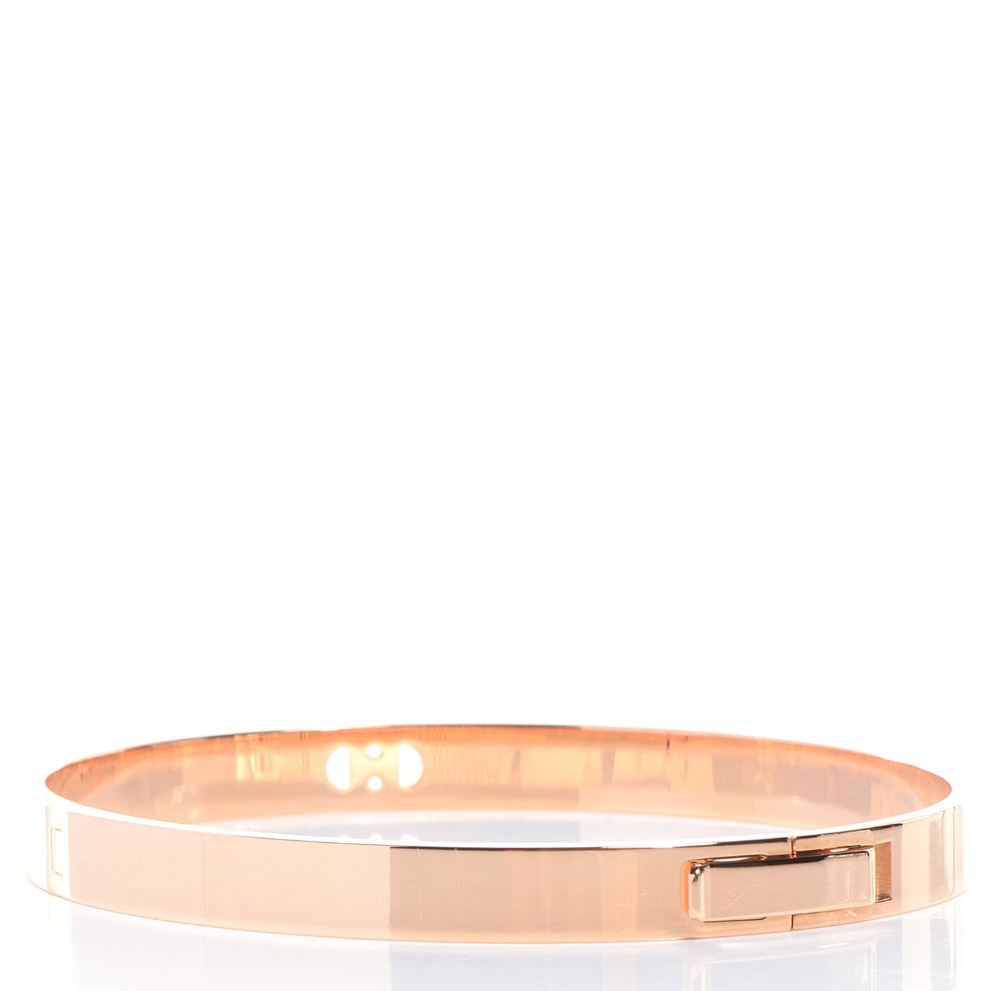 18K Rose Gold Diamond PM H D'Ancre Bracelet SH