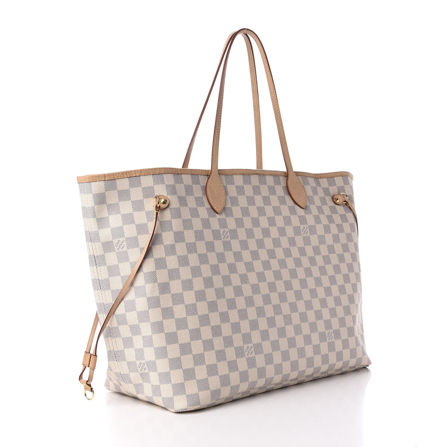 Louis Vuitton Damier Azur Neo Neverfull GM Rose Ballerine 4 of 15