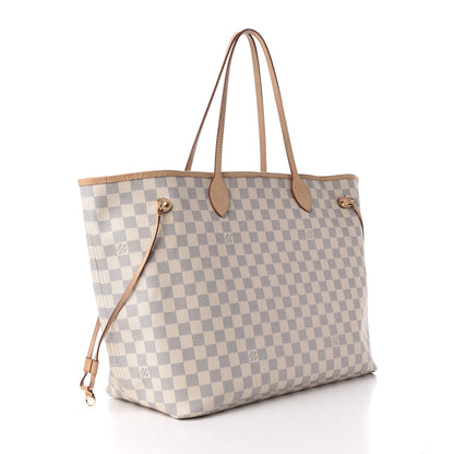 Louis Vuitton Damier Azur Neo Neverfull GM Rose Ballerine 4 of 15