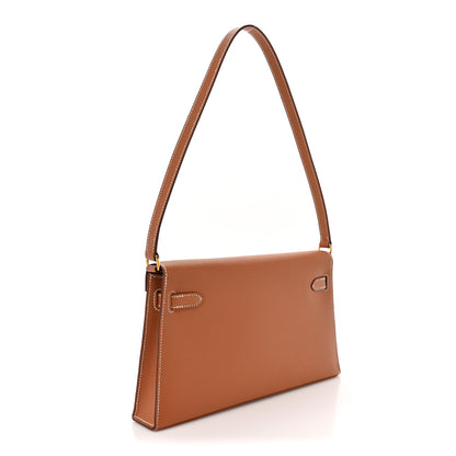 Hermes Madame Calfskin Kelly Elan Gold 3 of 11