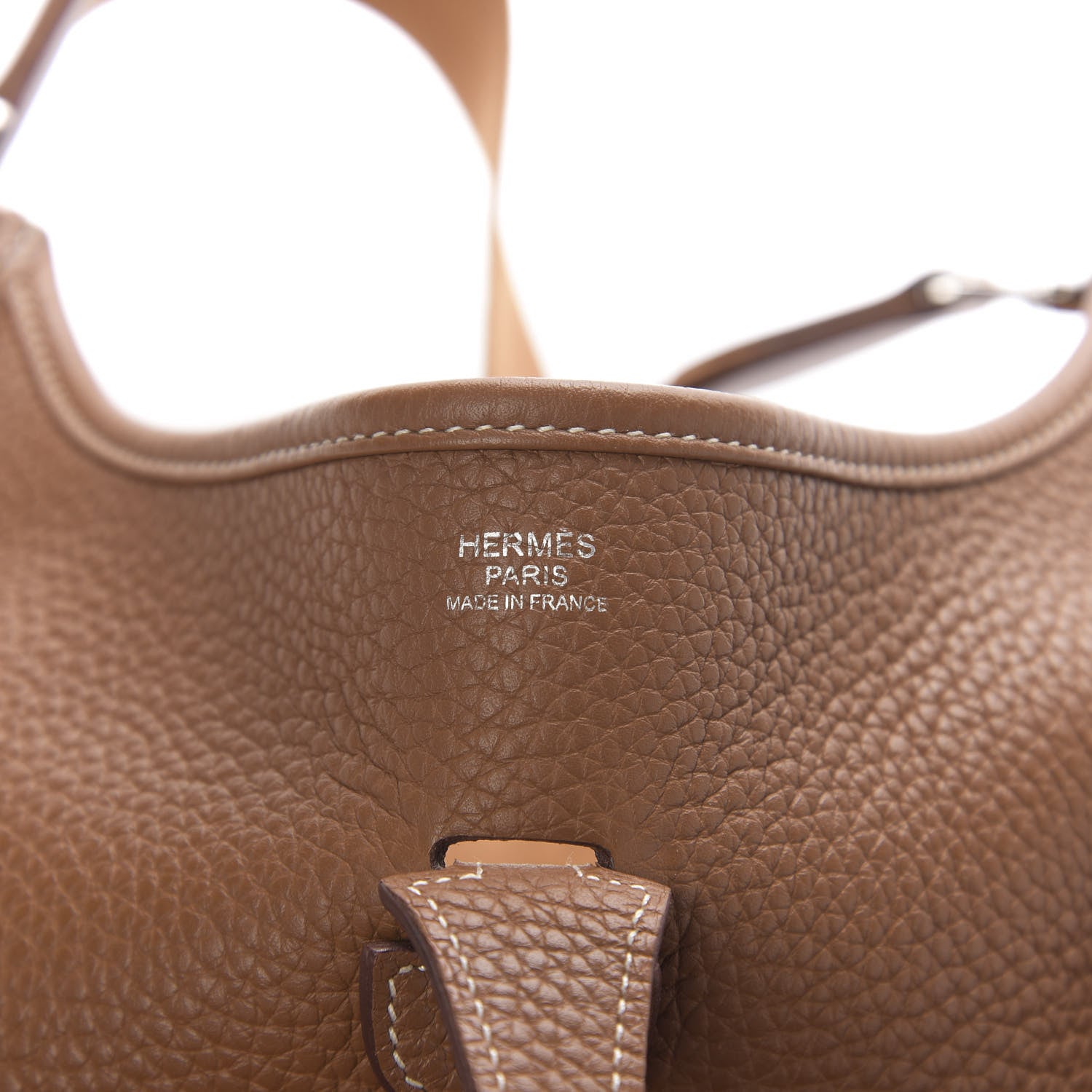 Hermes Taurillon Clemence Evelyne III PM Gold 6 of 11