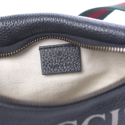 Gucci Grained Calfskin Small Logo Belt Bag Black 6 of 11