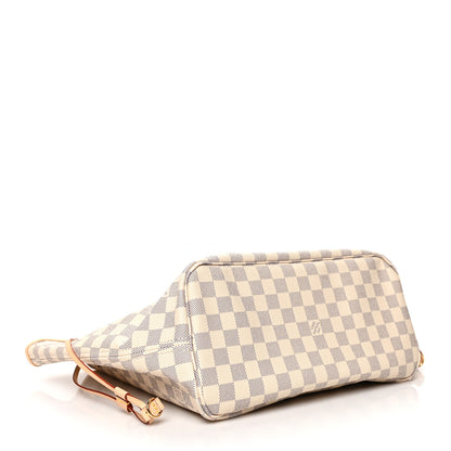 Louis Vuitton Damier Azur Neo Neverfull MM Rose Ballerine 5 of 11