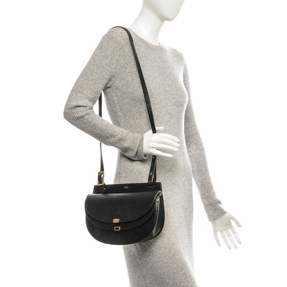 Chloe Calfskin Mini Georgia Crossbody Bag Black 2 of 9