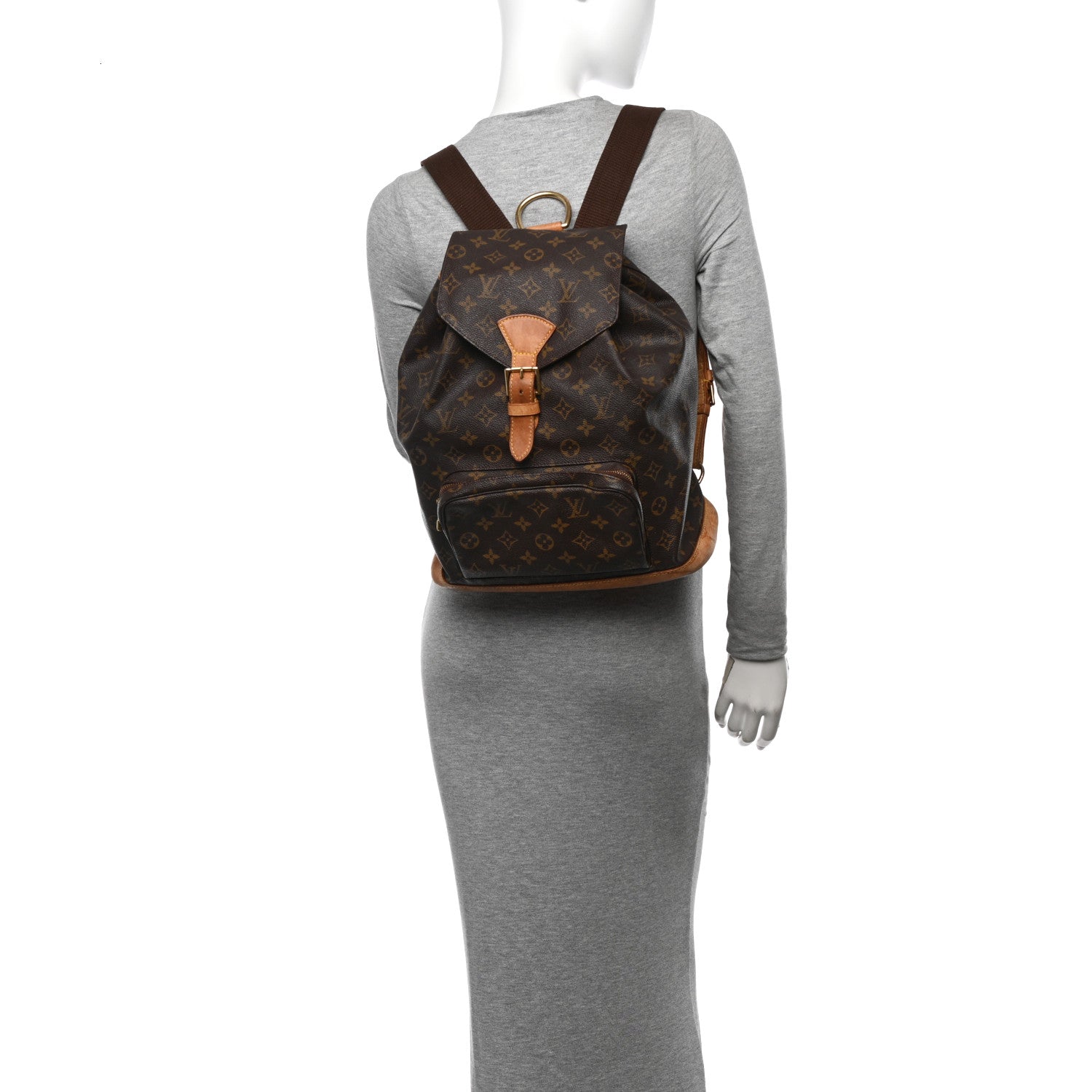 Louis Vuitton Monogram Montsouris GM Backpack 2 of 15