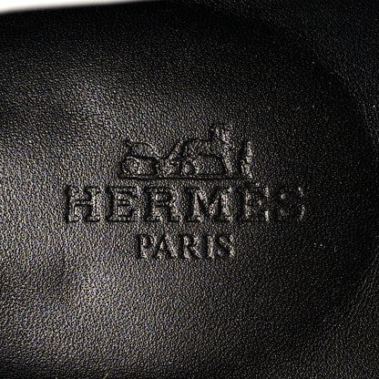 Hermes Calfskin Womens Paris Loafers 35.5 White 7 of 9